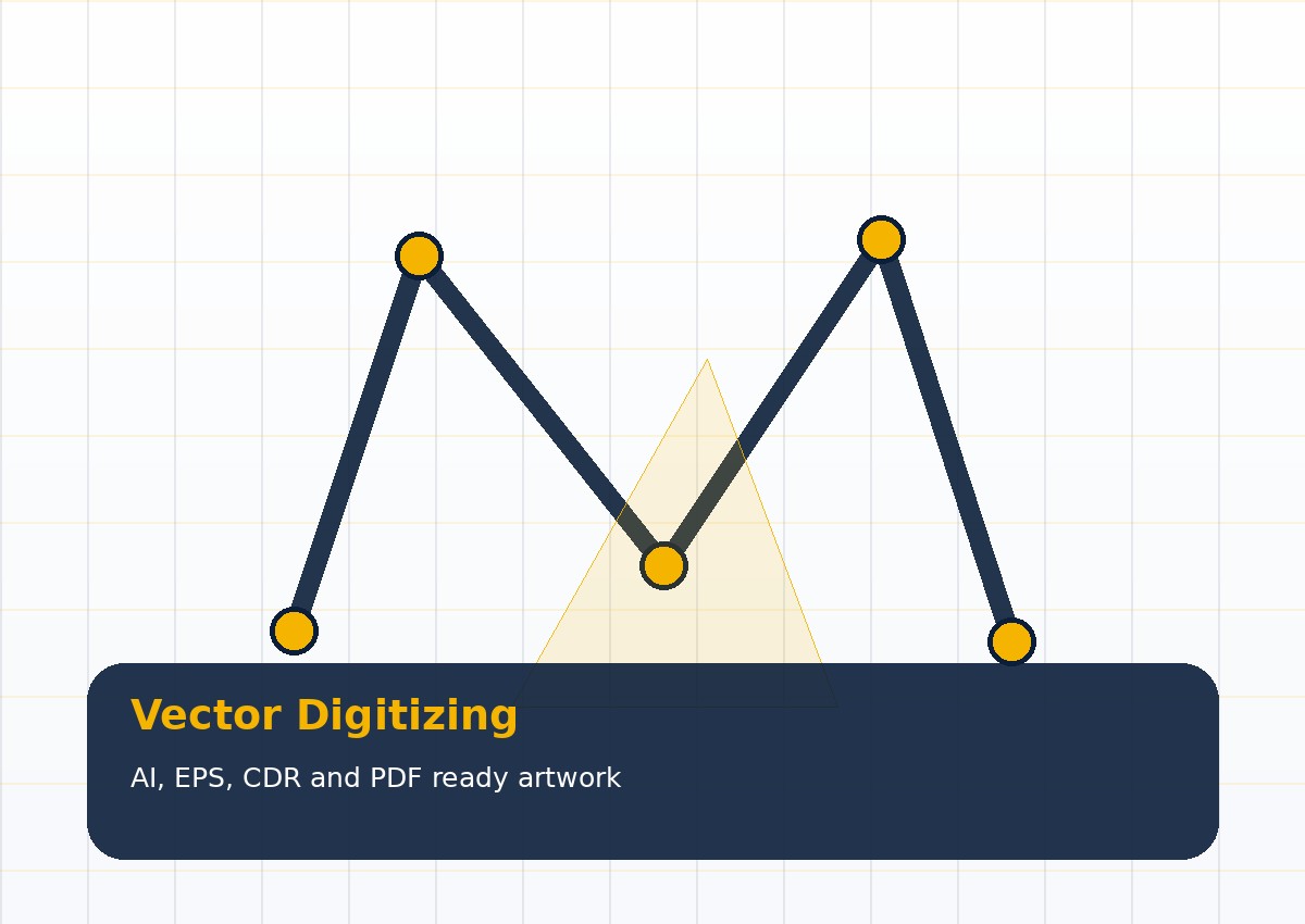 Vector digitizing service sample